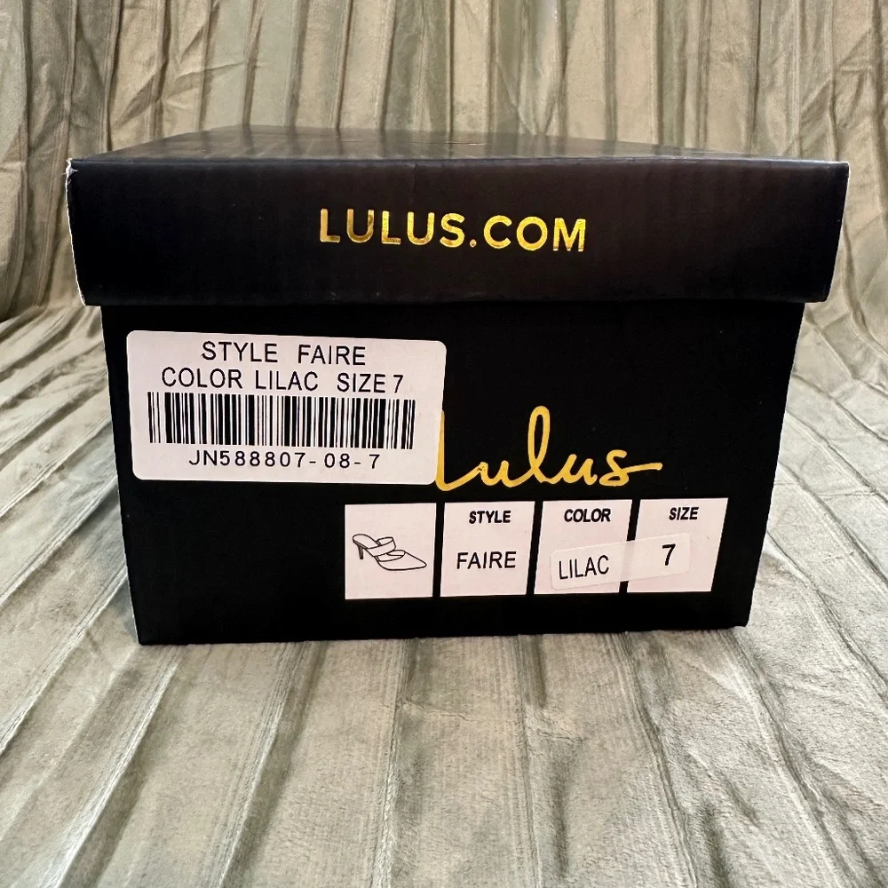 Lulus Heels, Lilac, Size 7, Brand New - Picture 7 of 8